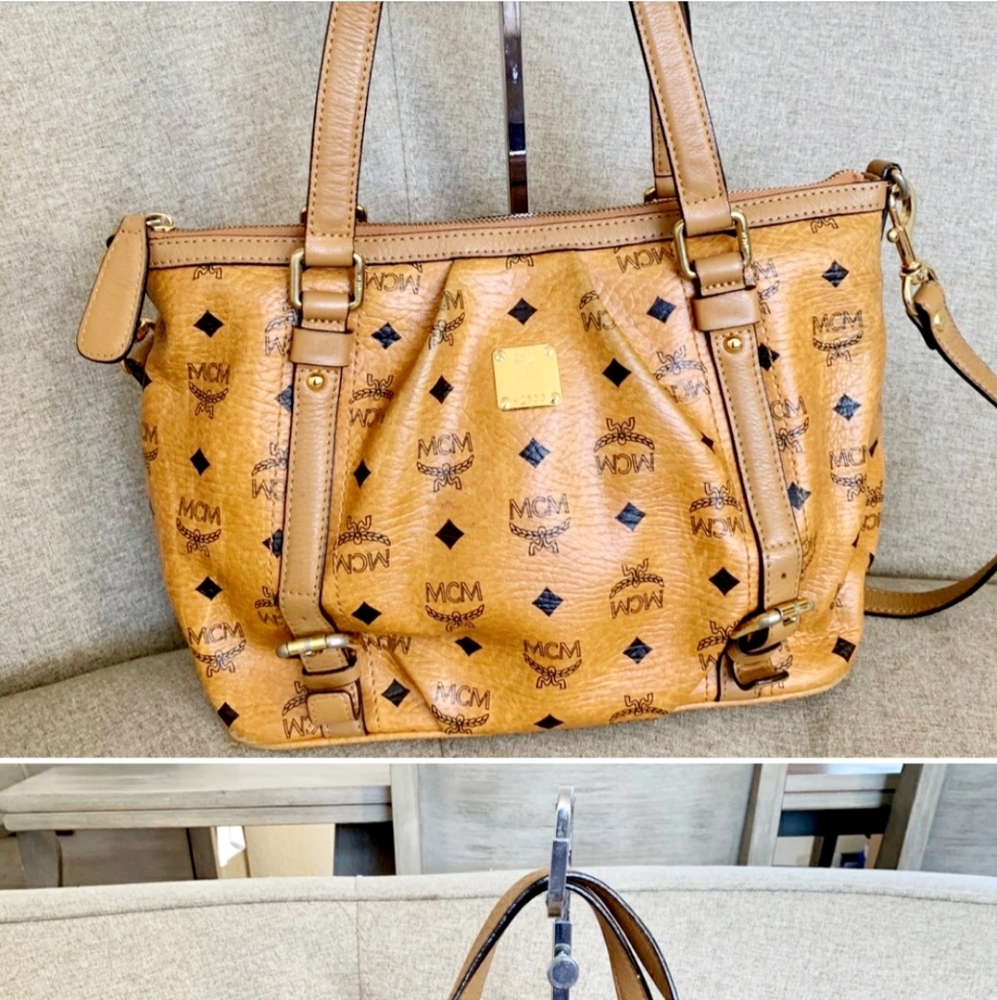 Authentic MCM Vicetos Crossbody
